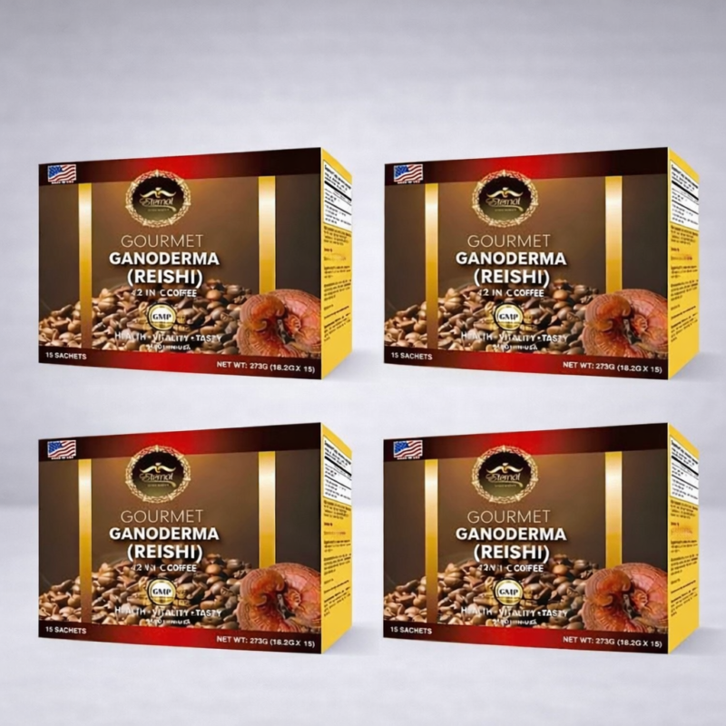 Reishi Energy Coffee Value 4 Pack