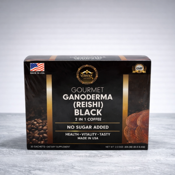 Gourmet Ganoderma Black Coffee 2-in-1 (Reishi) – Sugar Free