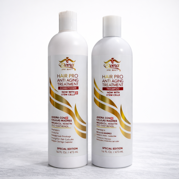 Eternal Hair Pro Anti-Aging System – Stem Cell Shampoo & Conditioner Duo