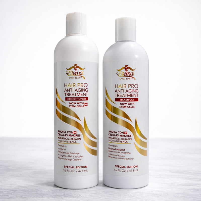 Eternal Hair Pro Anti-Aging System – Stem Cell Shampoo & Conditioner Duo