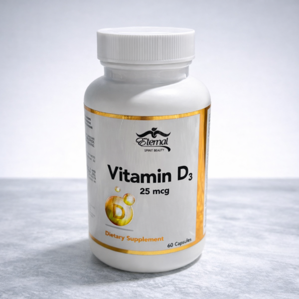 Eternal Vitamin D3 25 mcg – Daily Immune & Bone Support