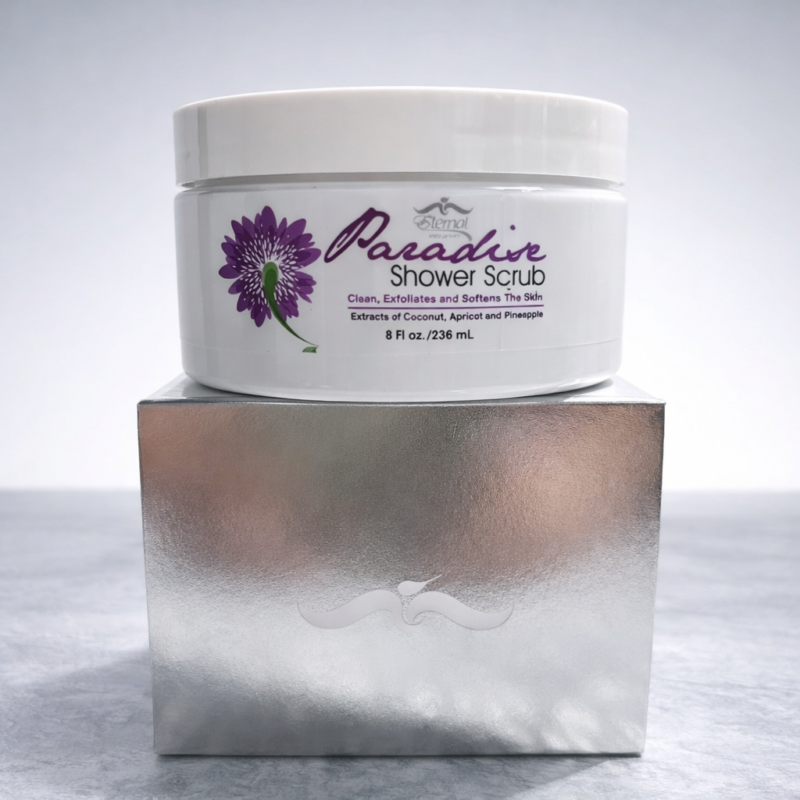 Paradise Exfoliating Shower Scrub – Coconut & Pineapple Glow