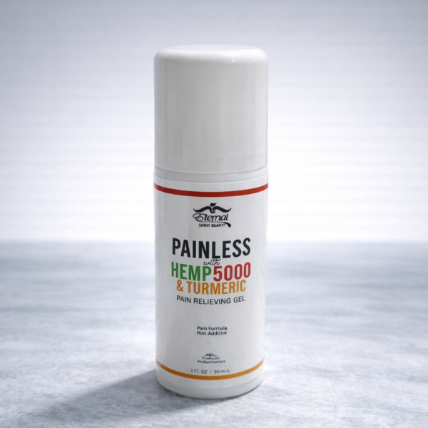 Painless Hemp & Turmeric Relief Gel 5000 – Maximum Strength